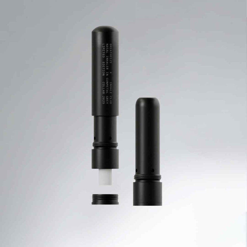 Breatheeze x Inhale Club Nasal Inhaler – Refillable Aluminium Focus ...