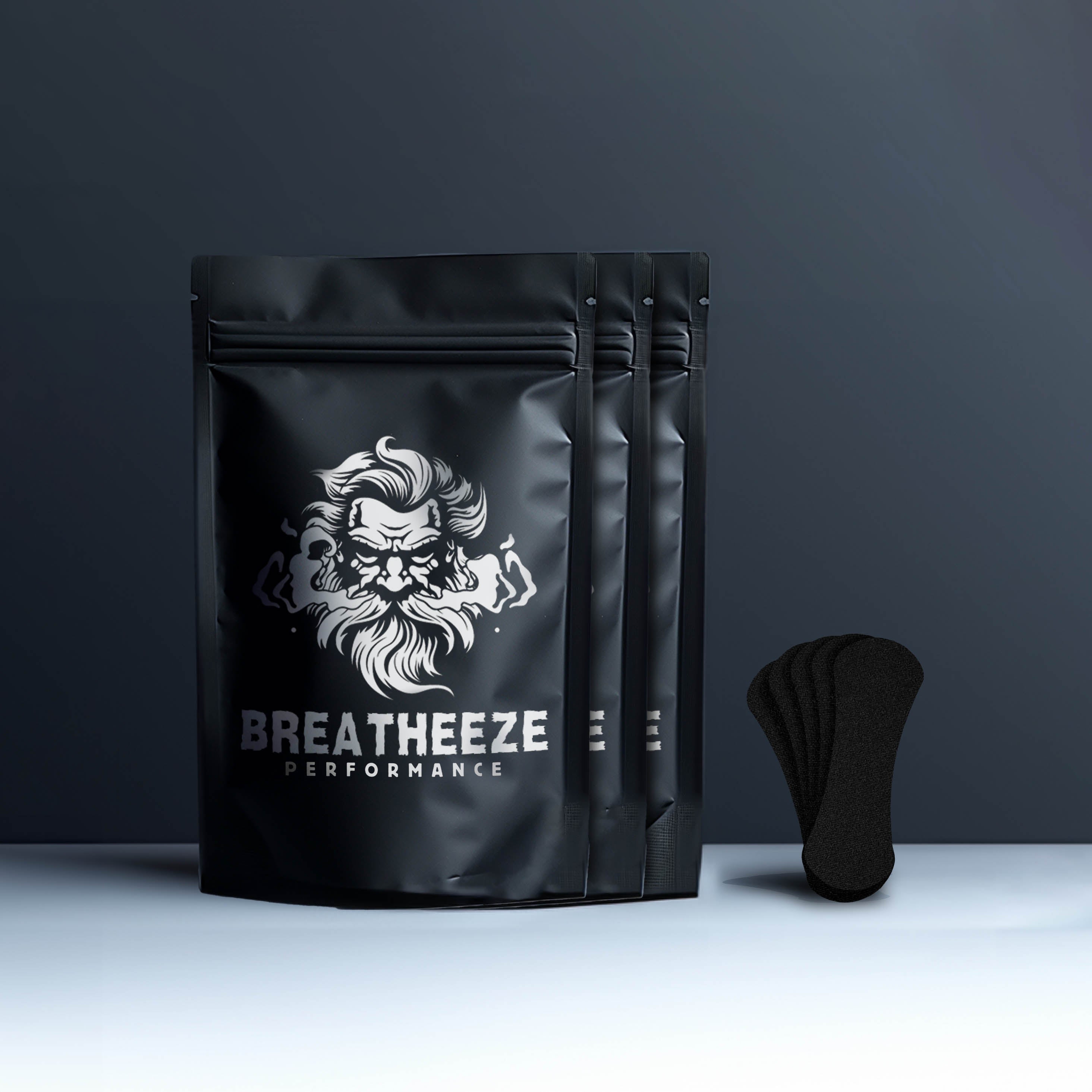 breatheeze performance black nasal strips