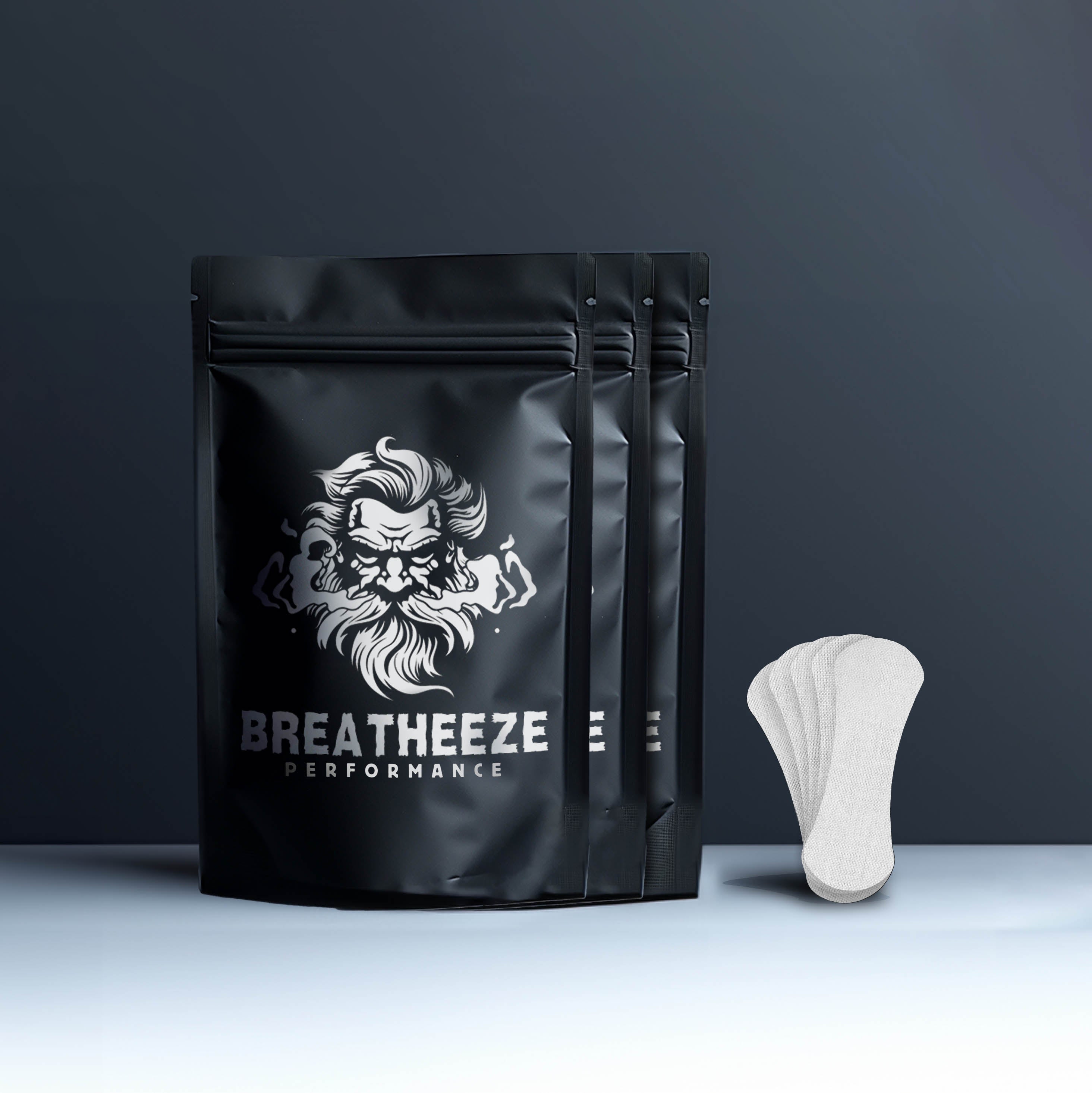 breatheeze performance white nasal strips 3 pack